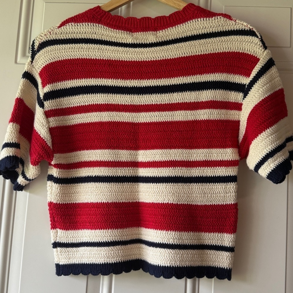3/$20🍁SALE! Universal Thread cropped crochet sweater top - Picture 2 of 6